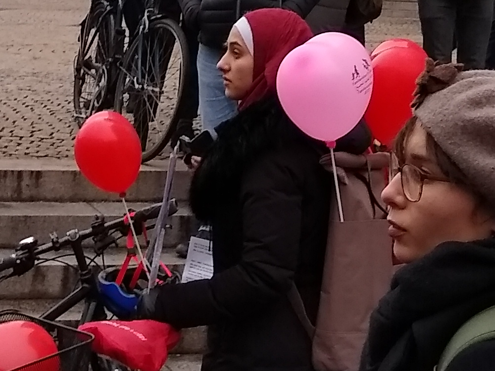 02.02.2019 Berlin: Auftaktkundgebung der Demonstration für Familiennachzug und Grundrechte für Alle