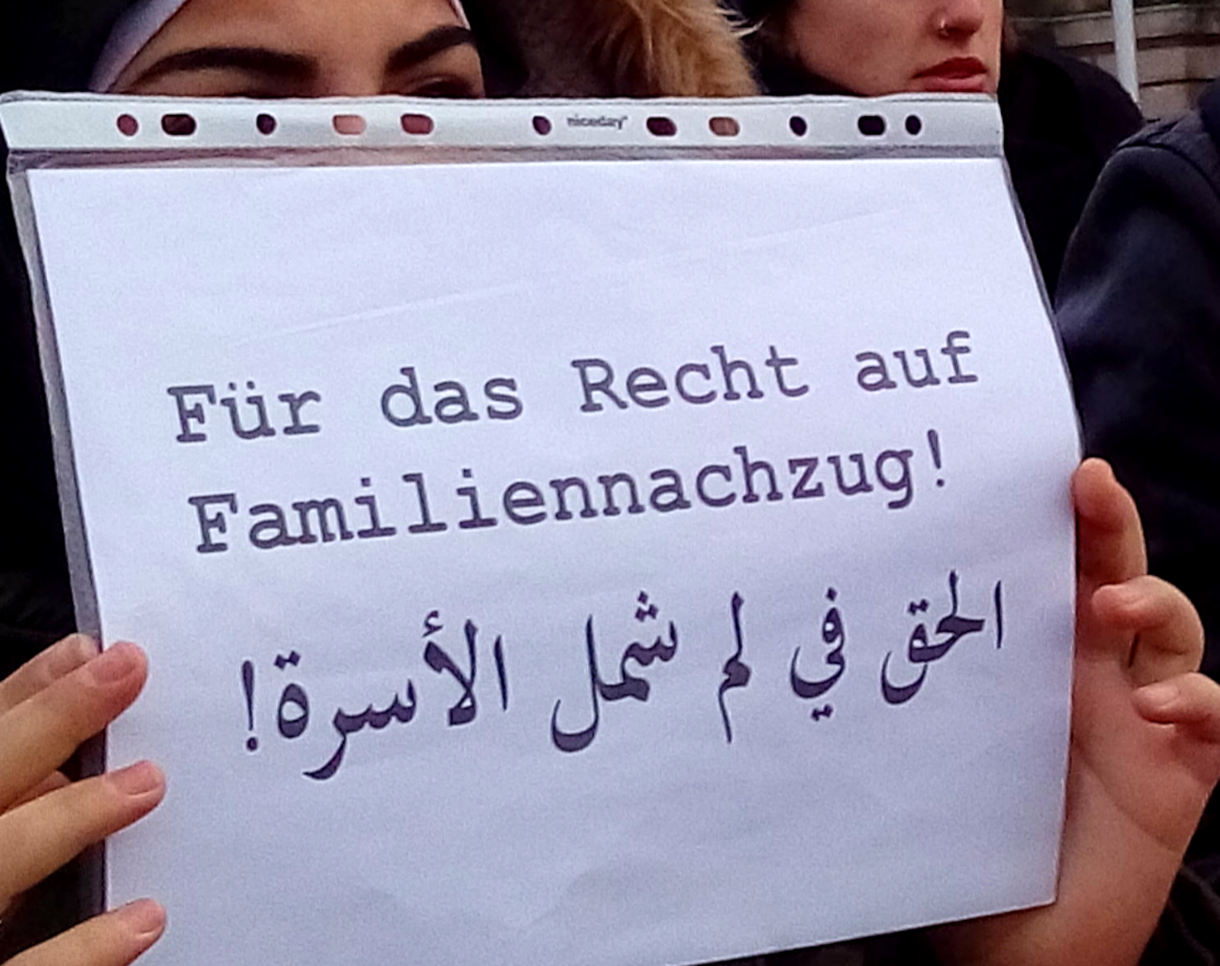 22.02.24 | Berlin: Demo „Familiennachzug JETZT!“