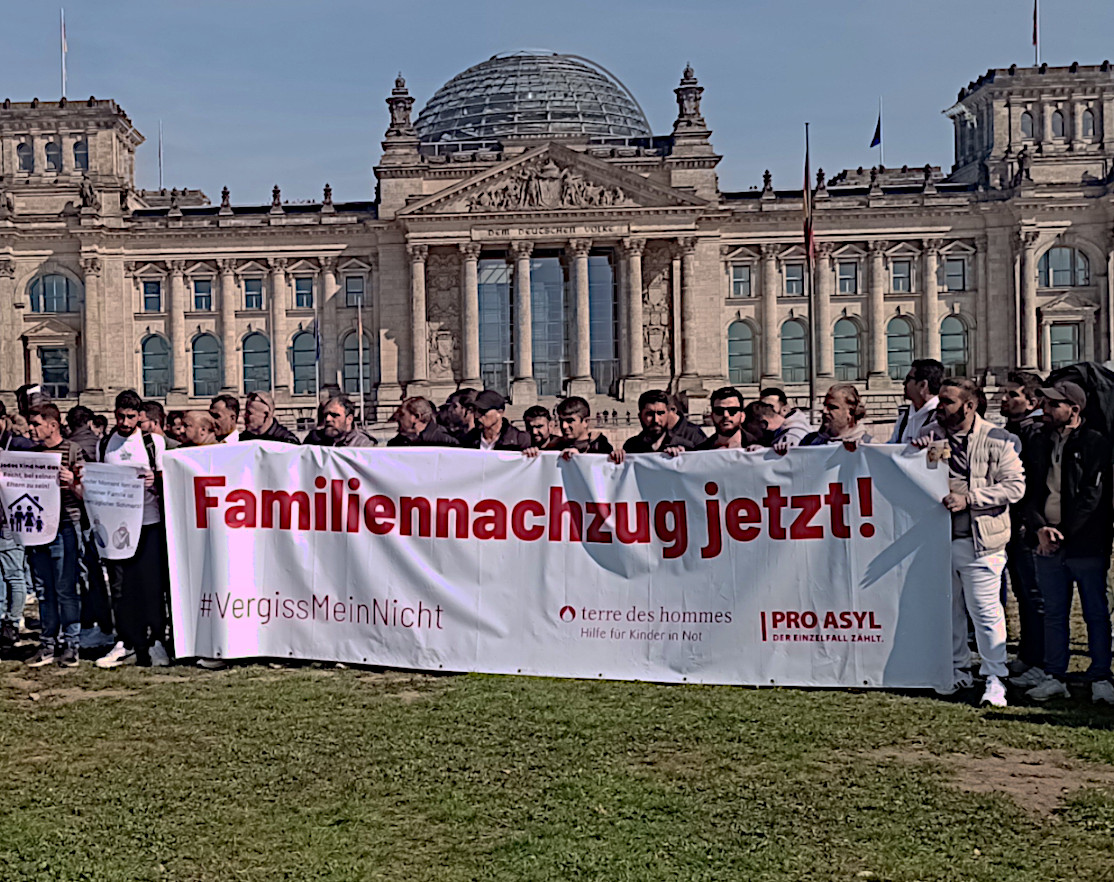 26.06.25 | Berlin: Familien gehören zusammen – gegen die Aussetzung des Familiennachzugs!